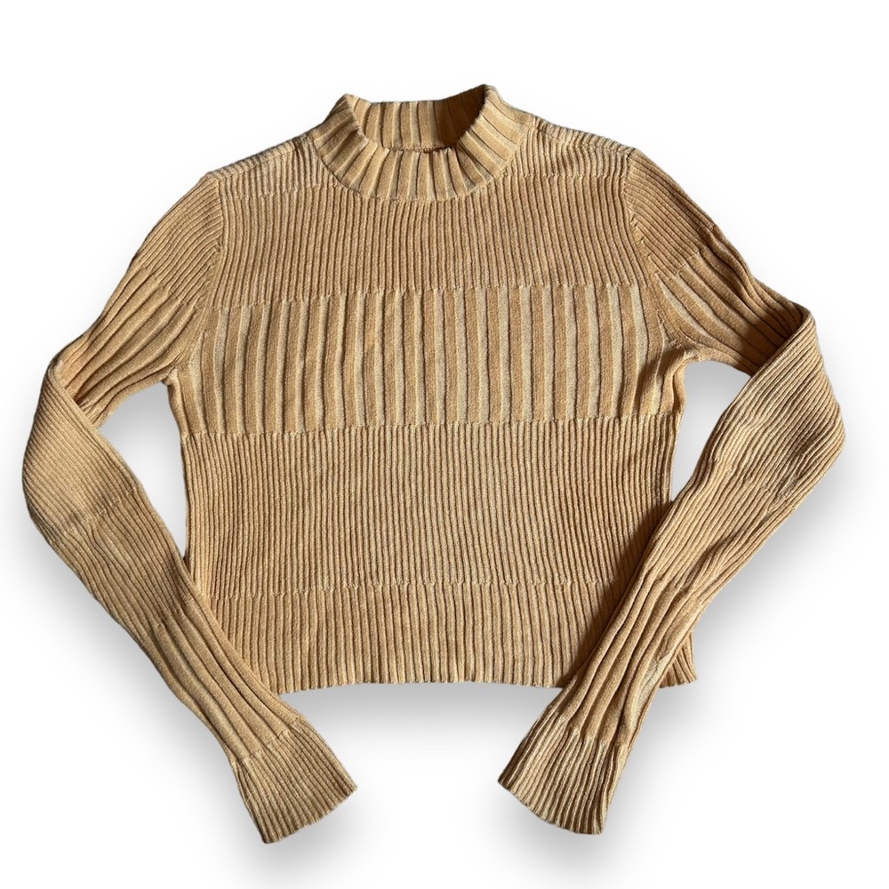[American Eagle] Mockneck Crop Sweater